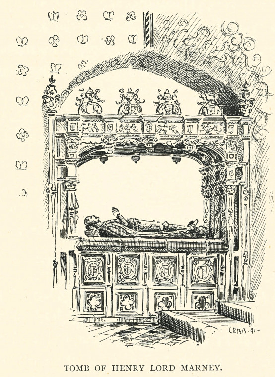 Layer Marney Tomb of Henry Marney Barrett 1892 Copyright: C R B Barrett Essex Highways 1892