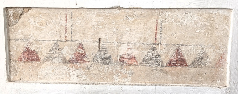 Tilty Church Wall Painting Decoration 17 June 2025 Copyright: William George