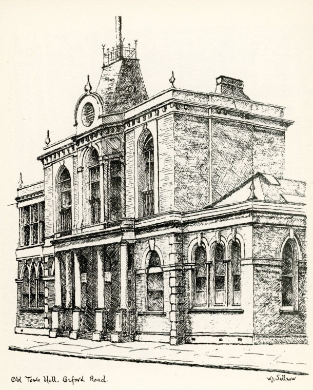 Walthamstow Old Town Hall Orford Road W J Sallnow 1978 Copyright: Walter Sallnow and Alfred Rogers Waltham Forest Treasures 1978
