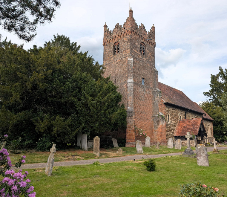 Fryerning Church Tower and south with trees 31st May 2025 Copyright: William George