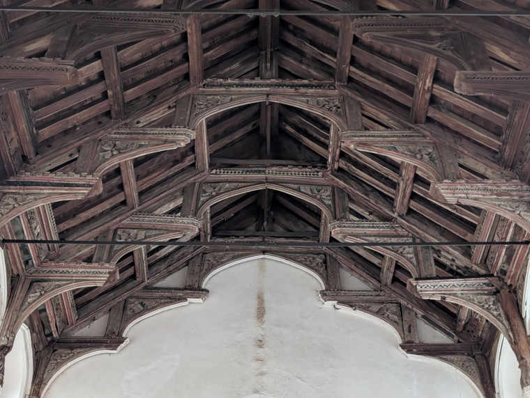 Great Bromley Church Roof 15 November 2025 Copyright: William George