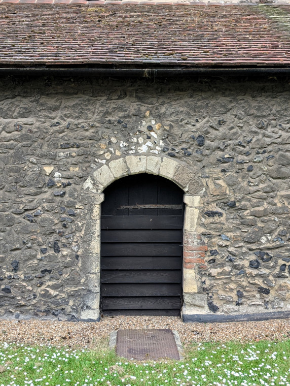 Rainham Church North Door 22 May 2025 Copyright: William George