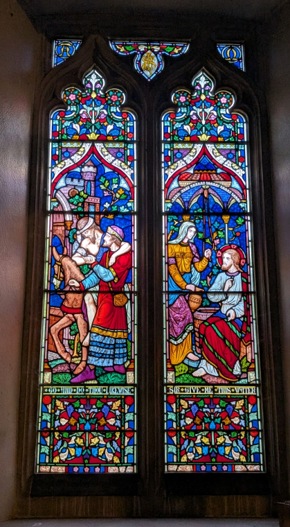 Fryerning Church Stained Glass 3 31st May 2025 Copyright: William George