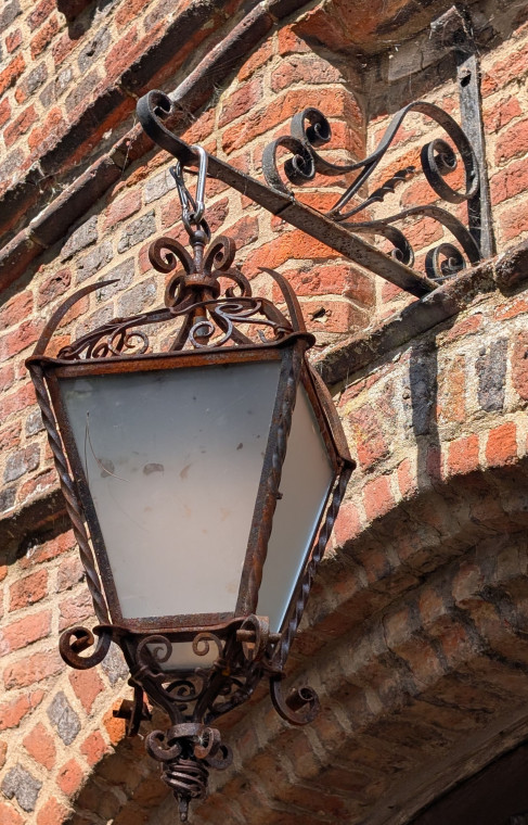 Castle Hedingham Church Porch Lamp 8 August 2025 Copyright: William George
