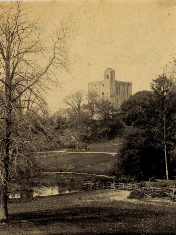 Castle Hedingham Castle Photograph 1866 Copyright: Essex Field Club