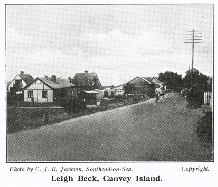 Canvey Leigh Beck Captivating Canvey 1930 Copyright: C J R Jackson