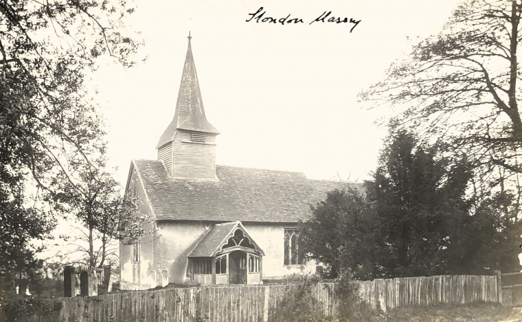 Stondon Masey Church Post Card Copyright: William George