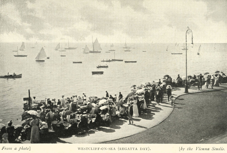 Westcliff on Sea Regatta Day Vienna Studios 1910 Copyright: T Northcott Spurll Southend 1910