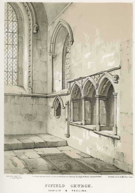 Fyfield Church Suckling 1845 Copyright: Alfred Suckling Essex Antiquities 1845
