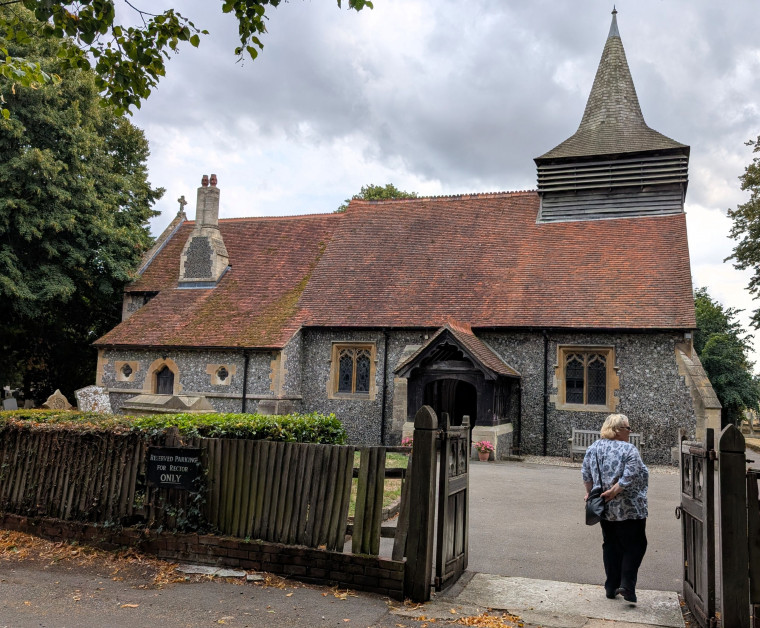 Hutton Church Front Gate 19 August 2025 Copyright: William George