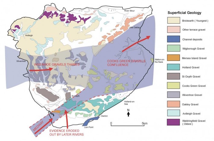 The Tendring district in Wivenhoe Gravel times. Copyright: Gerald Lucy