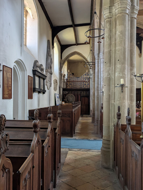 Hatfield Broad Oak Church North Aisle  27 June 2025 Copyright: William George