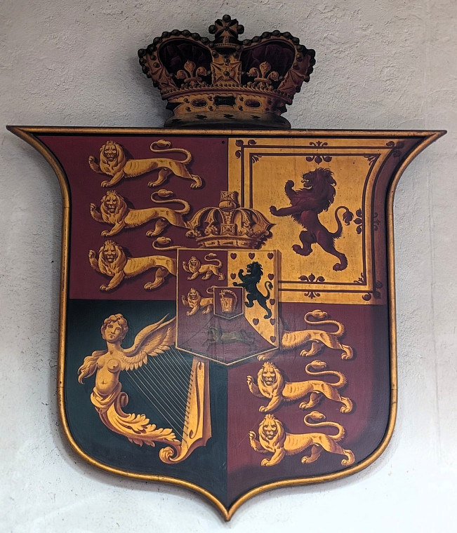 Castle Hedingham Church Monument Arms 8 August 2025 Copyright: William George