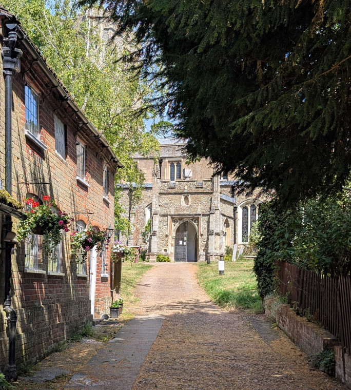 Hatfield Broad Oak Church Approach 27 June 2025 Copyright: William George