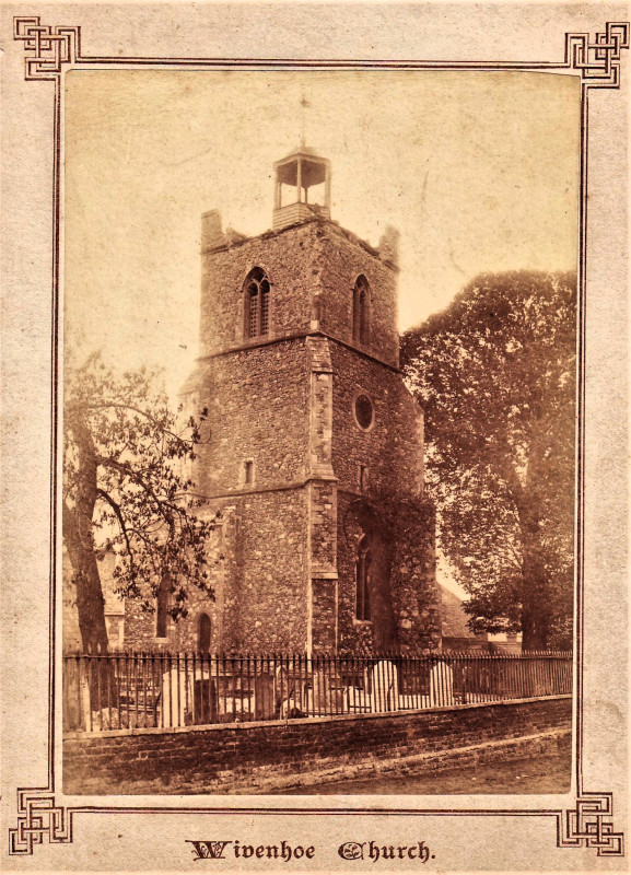 Wivenhoe Church 1884 Essex Earthquake Photograph Copyright: William George