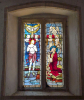 Castle Hedingham Church Two Light Stained Glass Window 2025 
