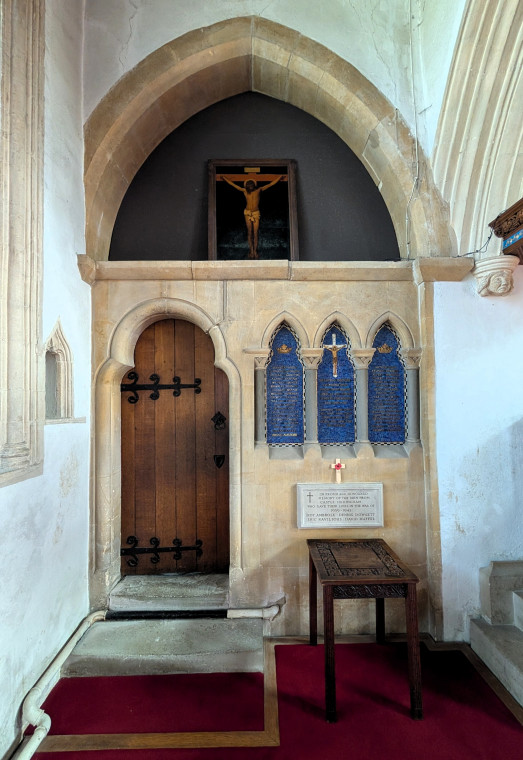 Castle Hedingham Church North Aisle East End 8 August 2025 Copyright: William George