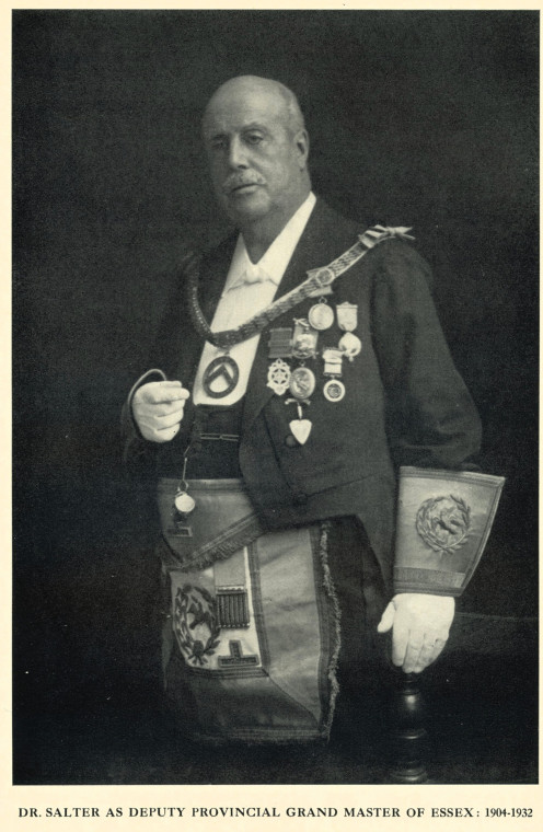 John Henry Salter 1841 to 1932 Portrait Regalia Copyright: Salter Diaries