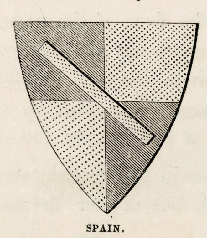 Willinghale Spain Church Coat of Arms Suckling 1845 Copyright: Alfred Suckling Essex Antiquities 1845