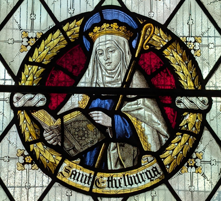 Bocking Church Stained Glass St Ethelburga of Barking 2025 Copyright: William George 7 October 2025