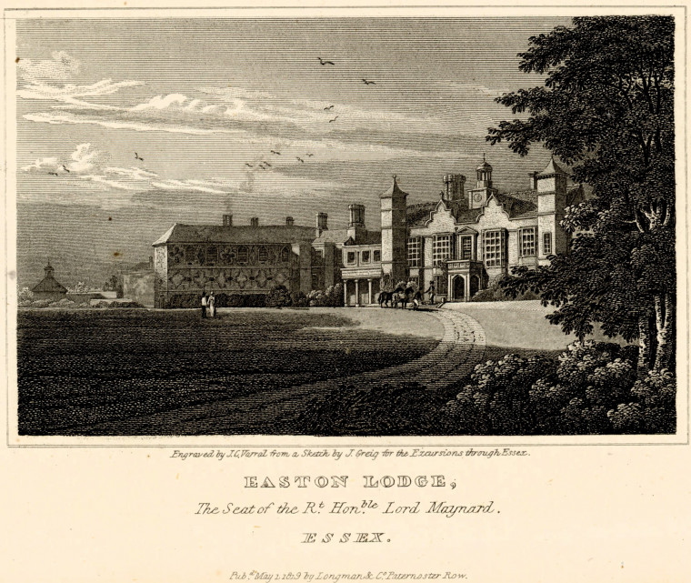 Easton Lodge Excursions through Essex 1819 Copyright: William George