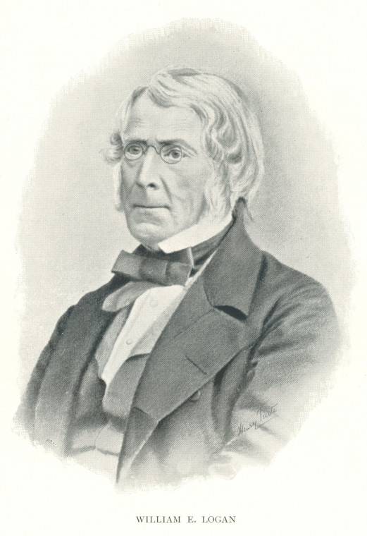 William Edmond Logan 1798 to 1875 Geologist Copyright: Essex Field Club