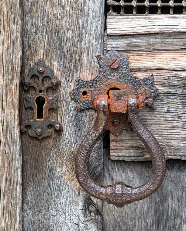 Matching Church Door Ring Pull 9 August 2025 Copyright: William George