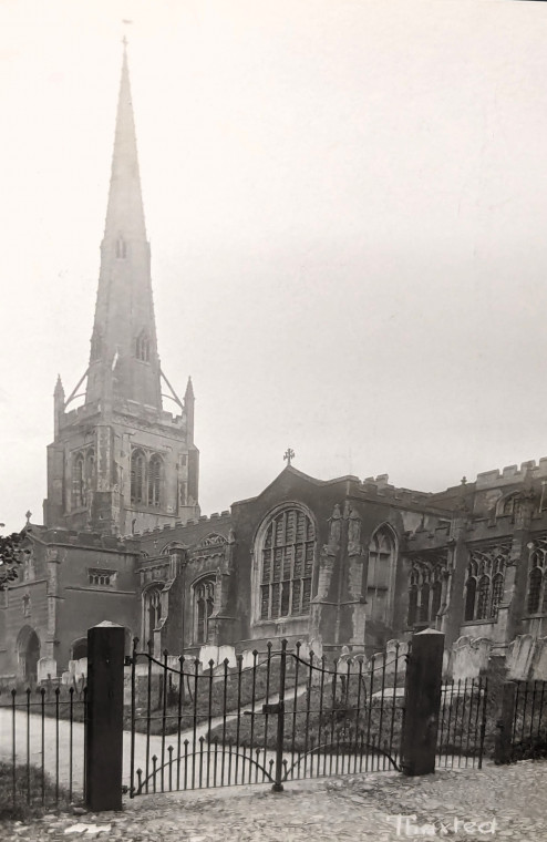 Thaxted Church Post Card Copyright: William George