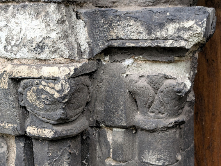 Rainham Church South door detail taken 22 May 2025 Copyright: William George