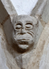Wendens Ambo Church Interior Caved Monkey Face 7 August 2022 