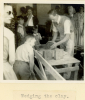 Woodham Mortimer Brick Works Wedging the Clay 1954  