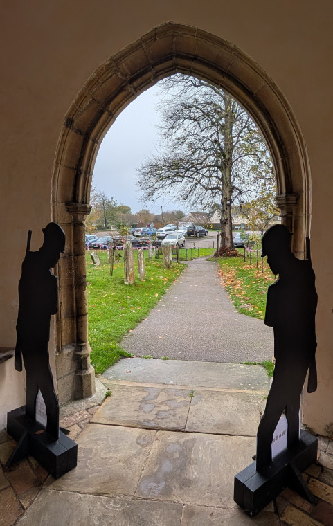 Great Bromley Church Porch Interior 15 November 2025 Copyright: William George