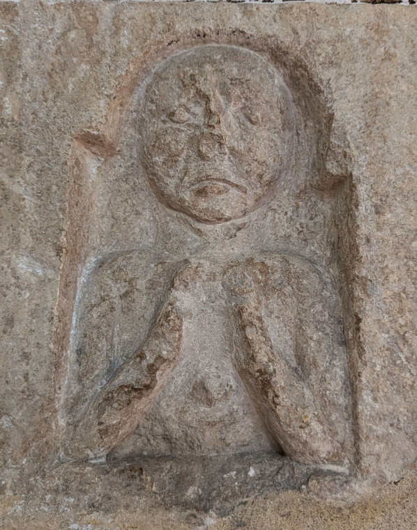 Castle Hedingham Church Monument Carved Stone 8 August 2025 Copyright: William George