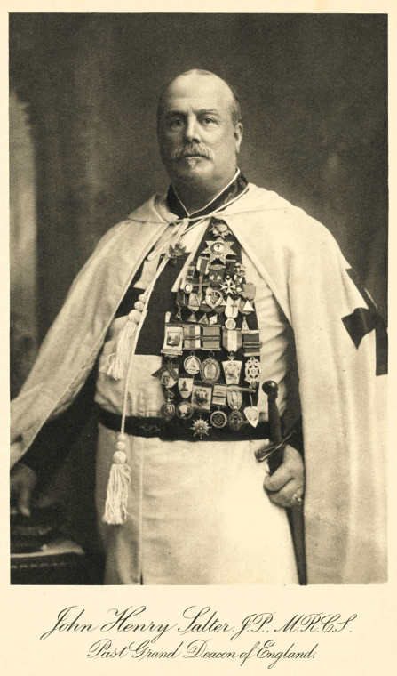 John Henry Salter 1841 to 1932 Portrait Freemason Copyright: Salter Diaries