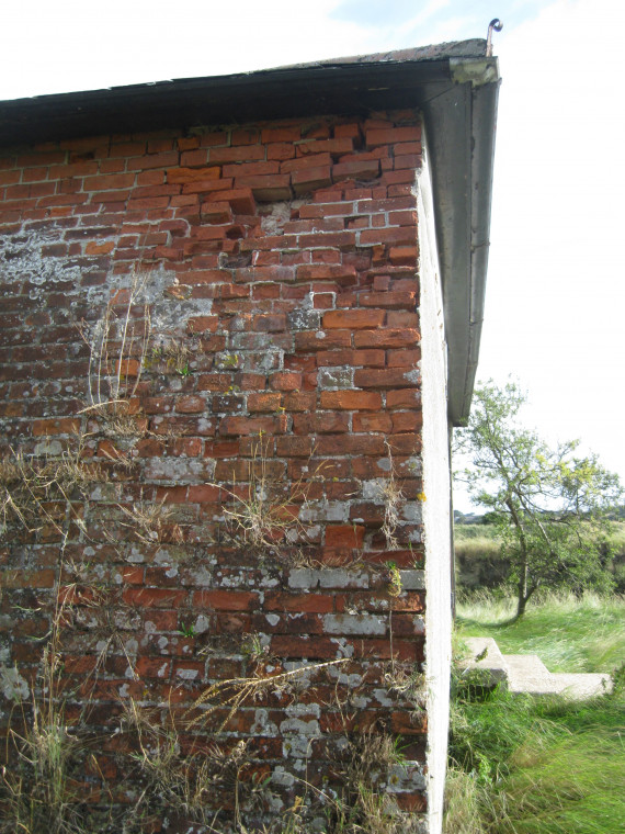 Beaumont Lime Kiln Store brick work detail 29 August 2014 Copyright: William George