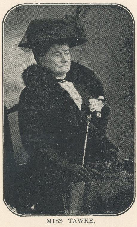 Augusta Saumarez Tawke 1856 to 1947 Photograph Copyright: Hunting Recollections Miss Tawke 1911