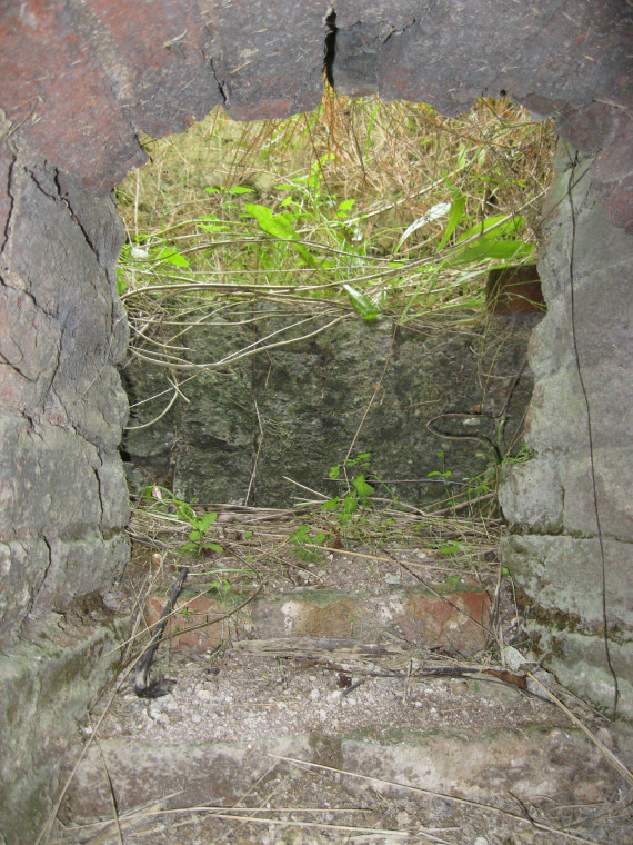Beaumont 1869 Lime Kiln Interior looking out 29 August 2014 Copyright: William George
