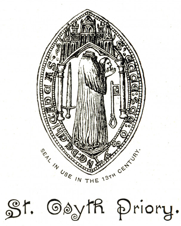 St Osyth Priory Seal 1897 Image Copyright: William George
