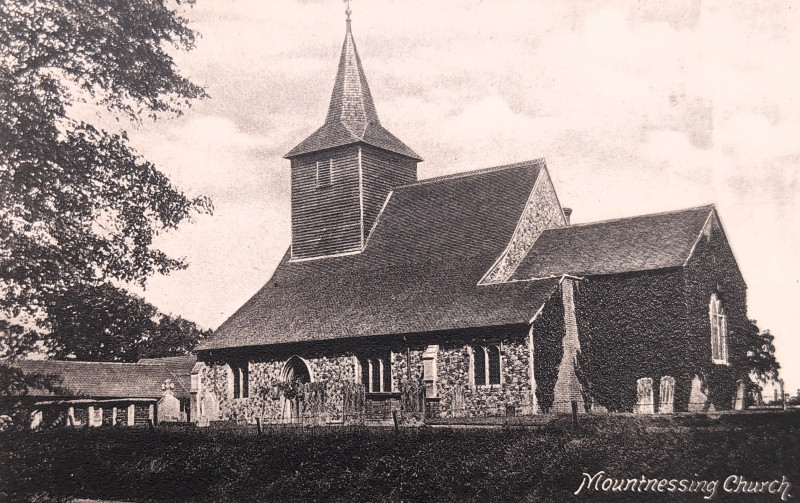 Mountnessing Church Post Card Copyright: William George