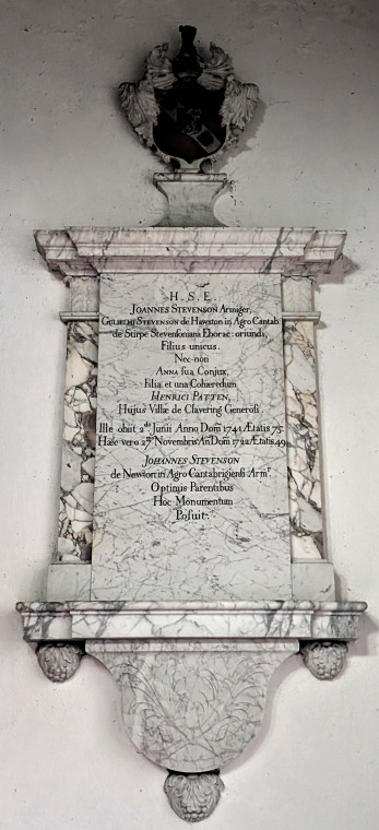Clavering Church Stevenson Monument 5 August 2025 Copyright: William George