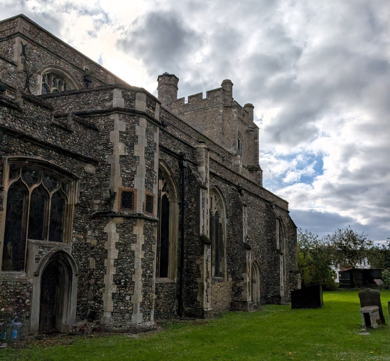 BocKing Church Exterior North Face looking west 7 October 2025 Copyright: William George