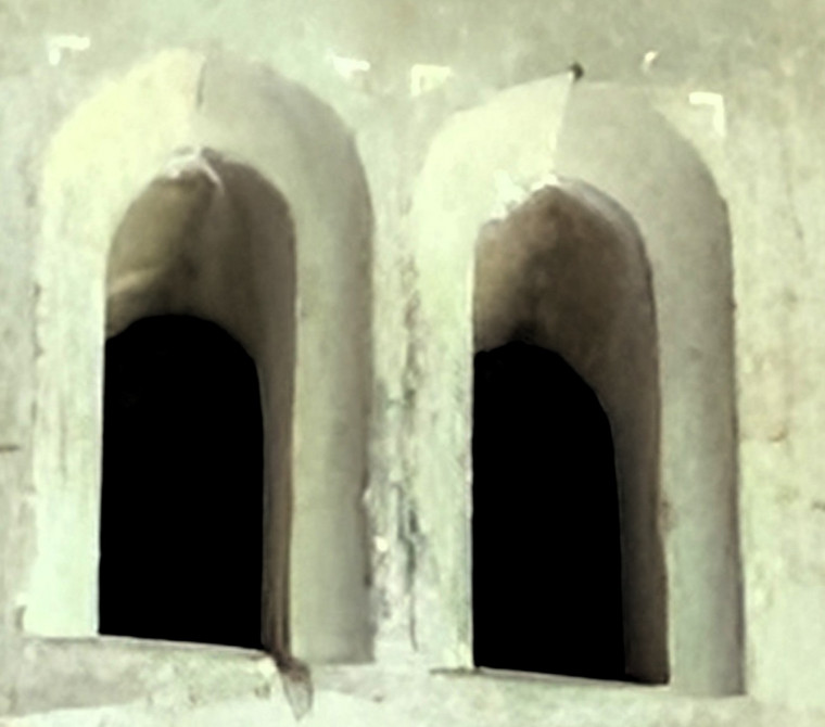 Clavering Church Rood Interior Double Windows 5 August 2025 Copyright: William George
