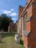 Castle Hedingham Church Brick Buttress 8 August 2025
