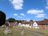 Castle Hedingham Cottages near Churchyard 8th August 2025 