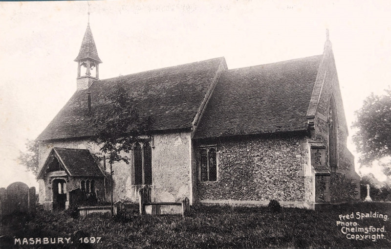 Mashbury Church Post Card Copyright: William George