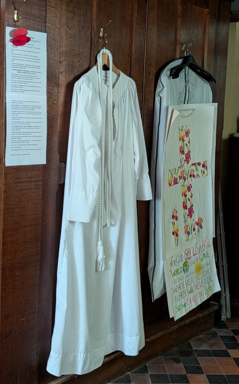 Matching Church Robes 9th August 2025 Copyright: William George