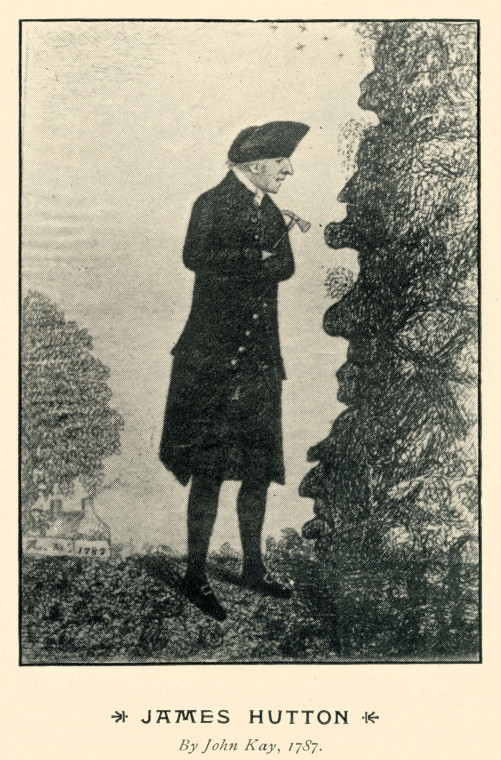 James Hutton 1726 to 1797 Geologist Copyright: John Kay 1787