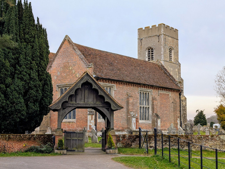 Gosfield Church North side and tower 21 March 2025 Copyright: William George