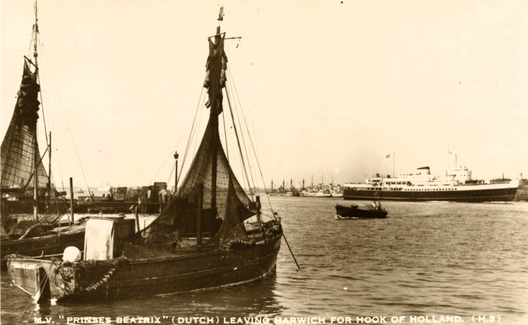 Harwich Princess Beatrix Boat Leaving for Holland Copyright: William George